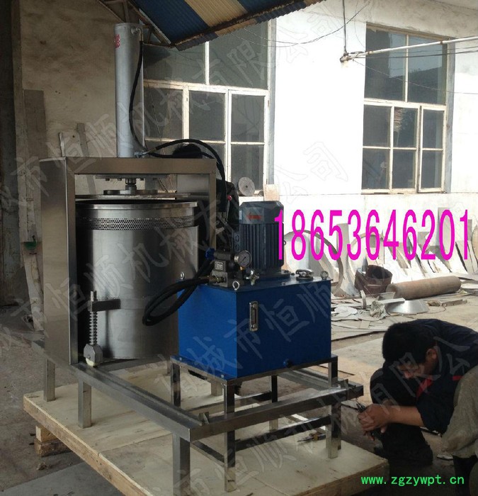 中药材压榨机 中草药榨汁设备 药材药渣压榨过滤设备图6