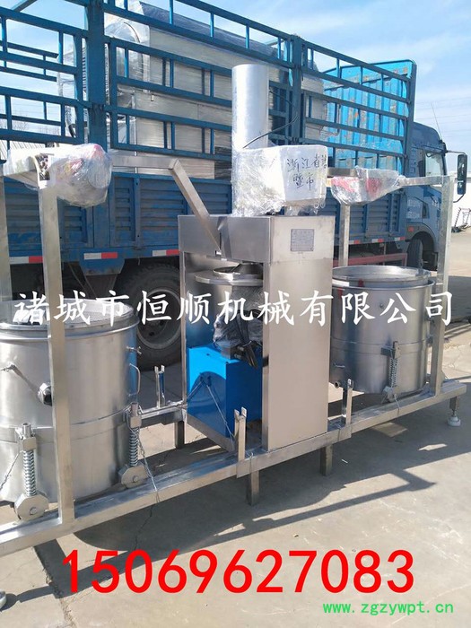 中药材药渣压榨提取汁液压榨机 茶叶渣压榨机  红薯压榨机图3