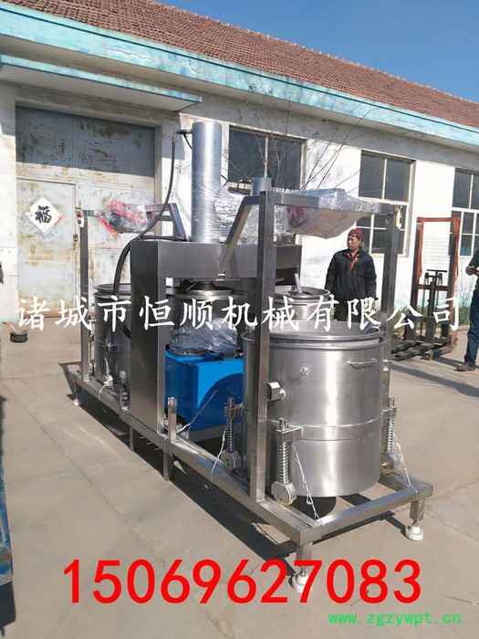 中药材药渣压榨提取汁液压榨机 茶叶渣压榨机  红薯压榨机图5