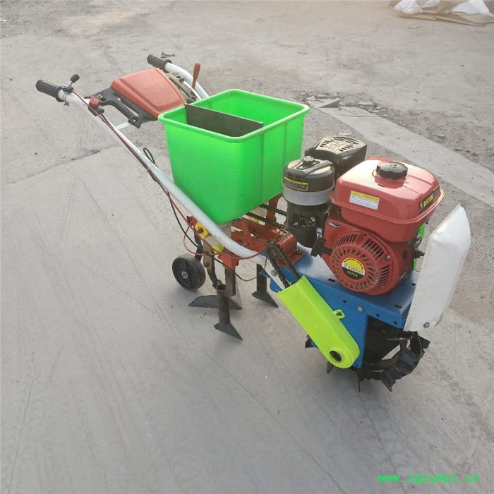 手推式汽油中药材播种机 新款大葱育苗精播机 果园农田专用玉米播种机图5