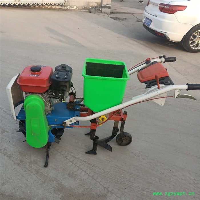 手推式汽油中药材播种机 新款大葱育苗精播机 果园农田专用玉米播种机图2