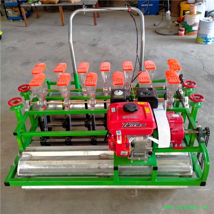 新款株距可调蔬菜播种机 多功能菜籽药材播种机 供应油菜播种机 优民图5