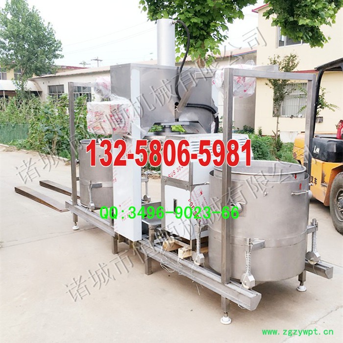 食品级过滤杂质、渣子脱水、收汁压榨机  药材药渣液体分离机图2