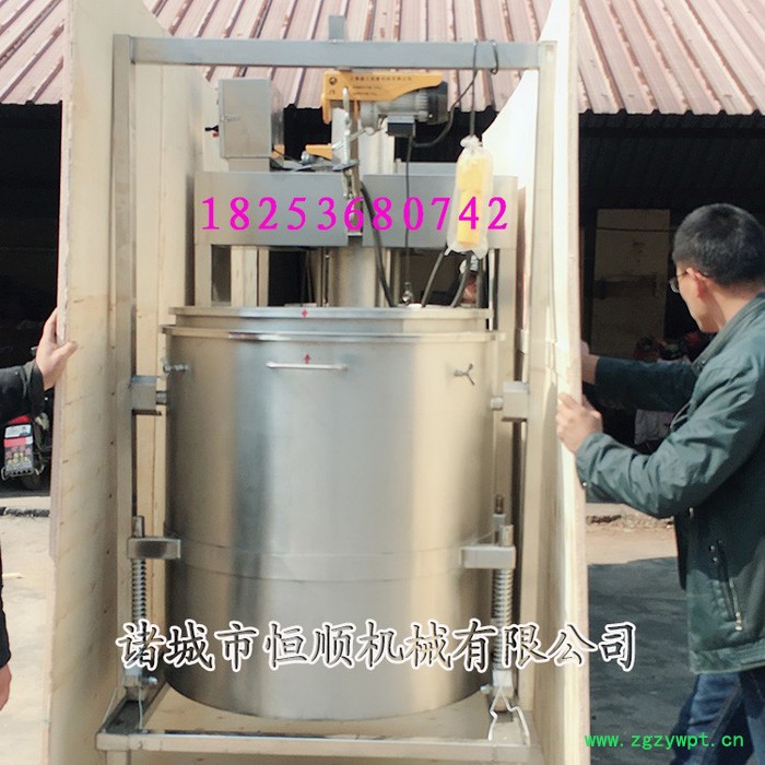 中药材黄精片压榨机 云南中药酒压榨机 土家特产甜酒酒糟压榨机图7
