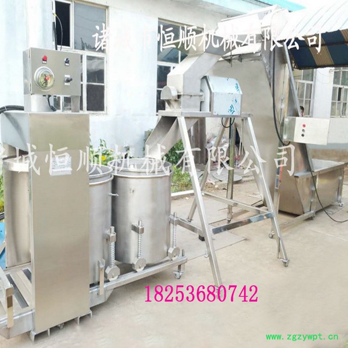 中药材黄精片压榨机 云南中药酒压榨机 土家特产甜酒酒糟压榨机图6