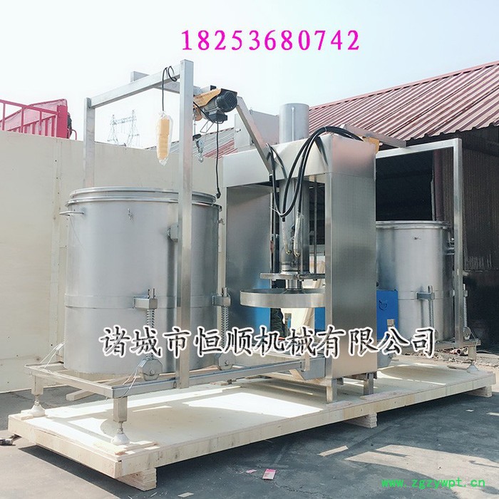 中药材黄精片压榨机 云南中药酒压榨机 土家特产甜酒酒糟压榨机图3