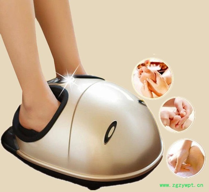 **电动足疗机加热刮痧气囊滚轮美足宝足疗机脚底按摩器图2