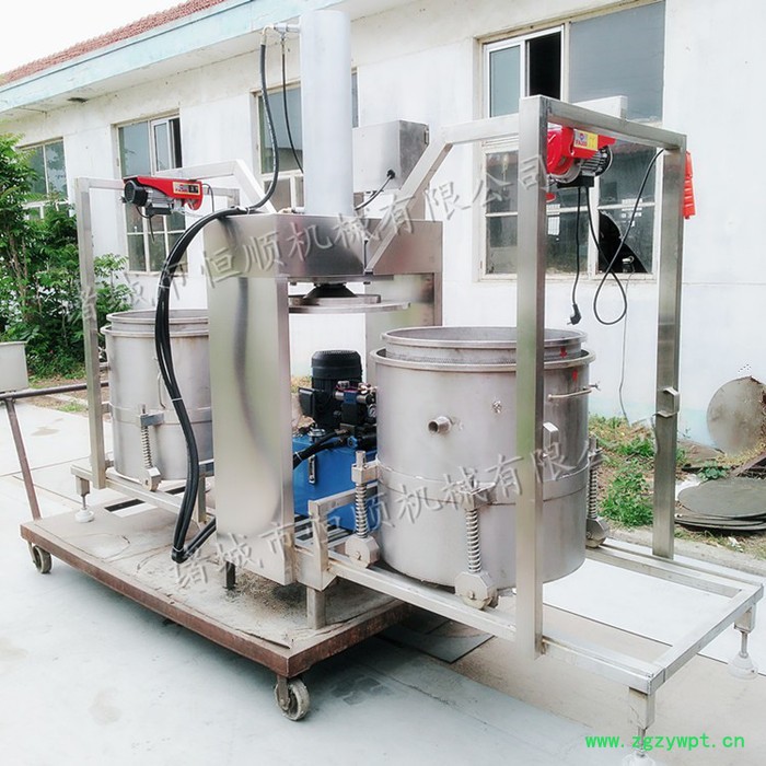 米酒高效压榨机  薏米酒压滤机  中药材药渣压榨机图6