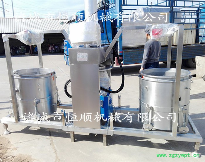 米酒高效压榨机  薏米酒压滤机  中药材药渣压榨机图5