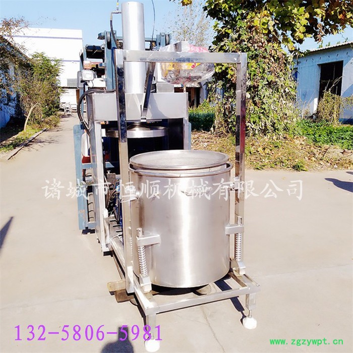 中草药压榨机 中药渣压榨过滤收汁机 中药材深加工固液分离提取设备  诸城恒顺机械图5
