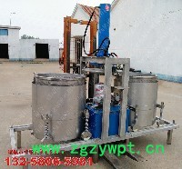 果蔬酵素过滤清汁压榨机 中药材药渣药酒过滤双桶轮换压榨机   自动保压液压压滤机图7