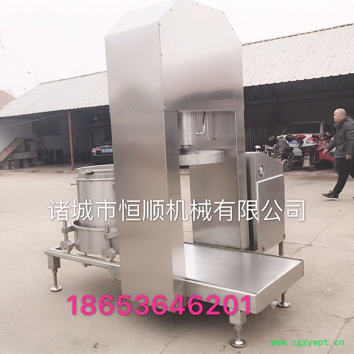 浓缩中药材榨汁取汁用恒顺压榨机 药渣子减重处理脱水压榨机图4