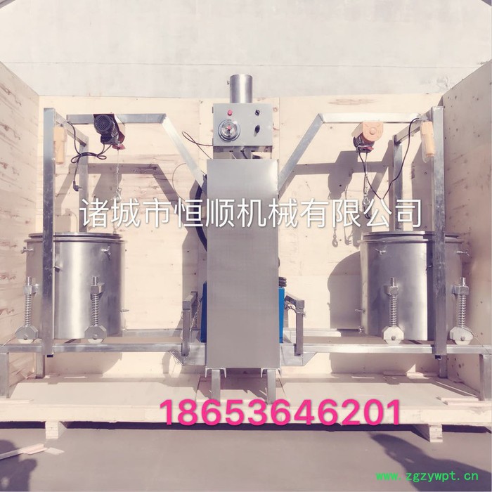 冬酿桂花果酒酒渣挤压压汁机 养身滋补中药材浸提后汁液压榨机图3