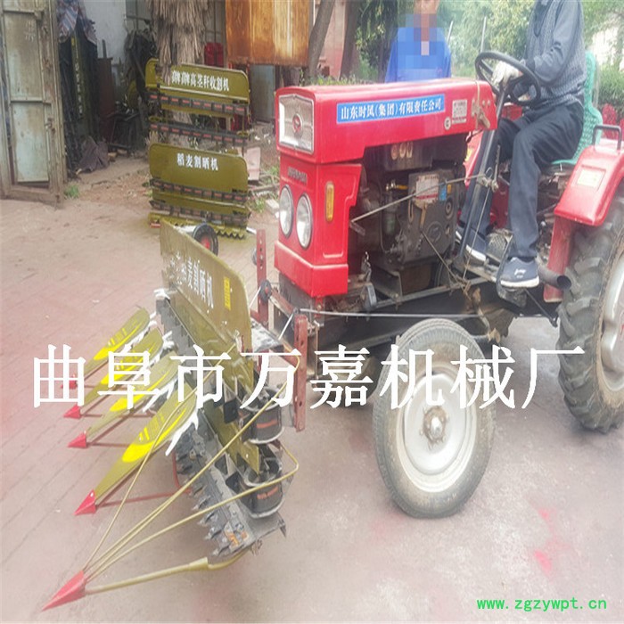 小型前置式割台割晒机 农用艾草收割机 多功能秸秆割倒机药材收割机图3