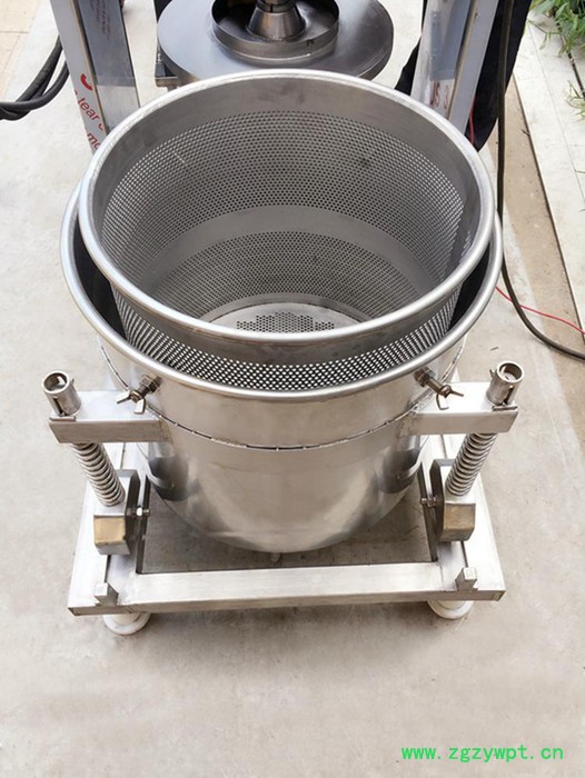 中药材、药渣、药酒压榨机 可收汁大型果酒压滤设备图6