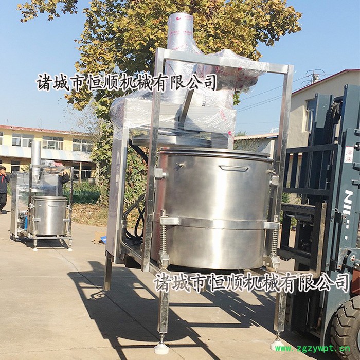 中药材药泥泡酒后酒糟压榨收汁机 中药成分酵素压榨机 液压压滤机 下出料压榨机图8