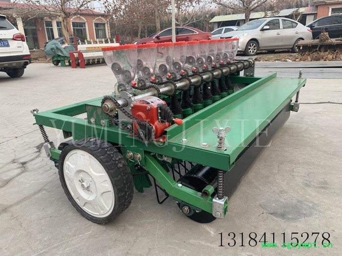四轮拖拉机 带蔬菜播种机香菜播种机菠菜种植机药材播种机种植机 2图7
