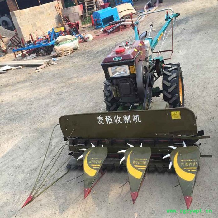 宏博 多型号收割晾晒机 秸秆割倒机收割机自走式油菜药材收割机图3