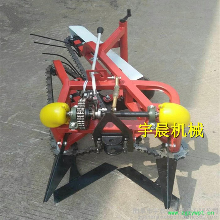 新型花生收获机 宇晨拖拉机带的平地起垄两用花生药材收割机抖土干净图7