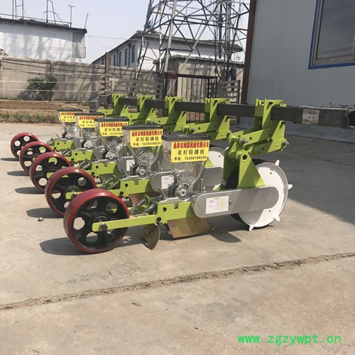 中山厂家现货批发谷子精量播种机 鸿祺四轮拖拉机带动谷子播种机 药材花卉播种施肥机图3