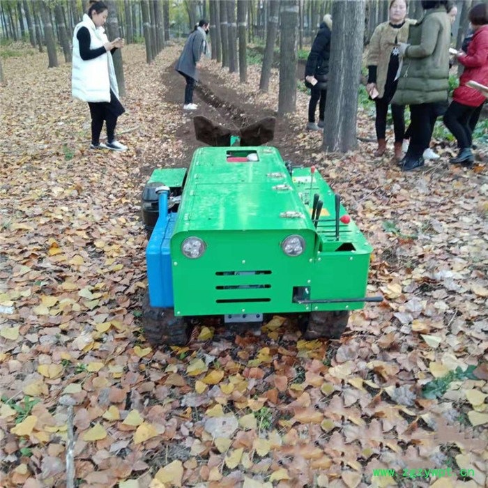 果园履带施肥机 柴油遥控开沟机 五大功能加打药一体机图4