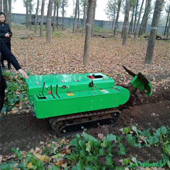 果园履带施肥机 柴油遥控开沟机 五大功能加打药一体机图5