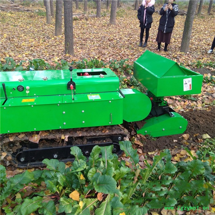 果园履带施肥机 柴油遥控开沟机 五大功能加打药一体机图3