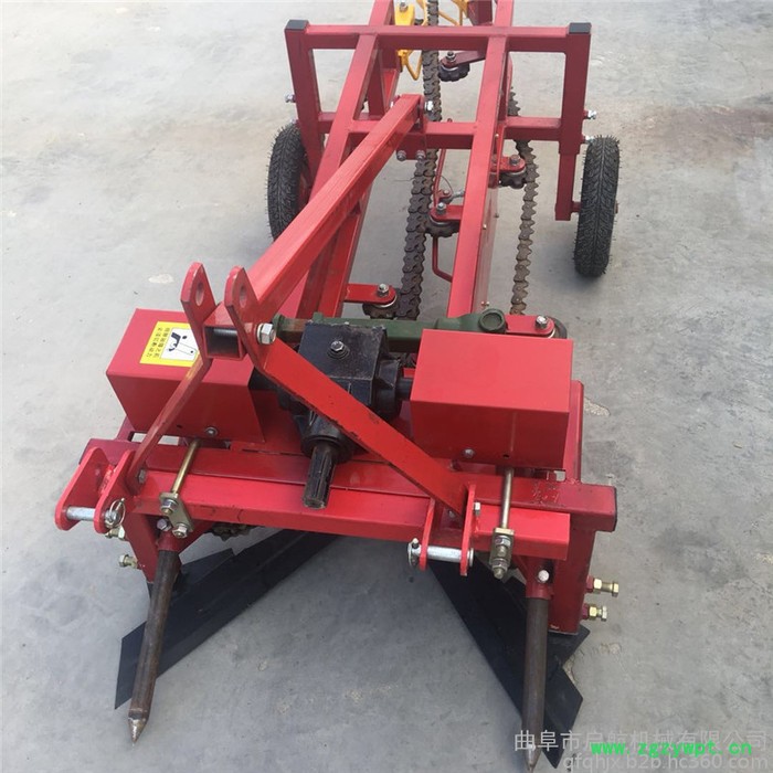 四轮带动夹链式收果机 铺放整齐多功能中药材收获机 起果子机图7