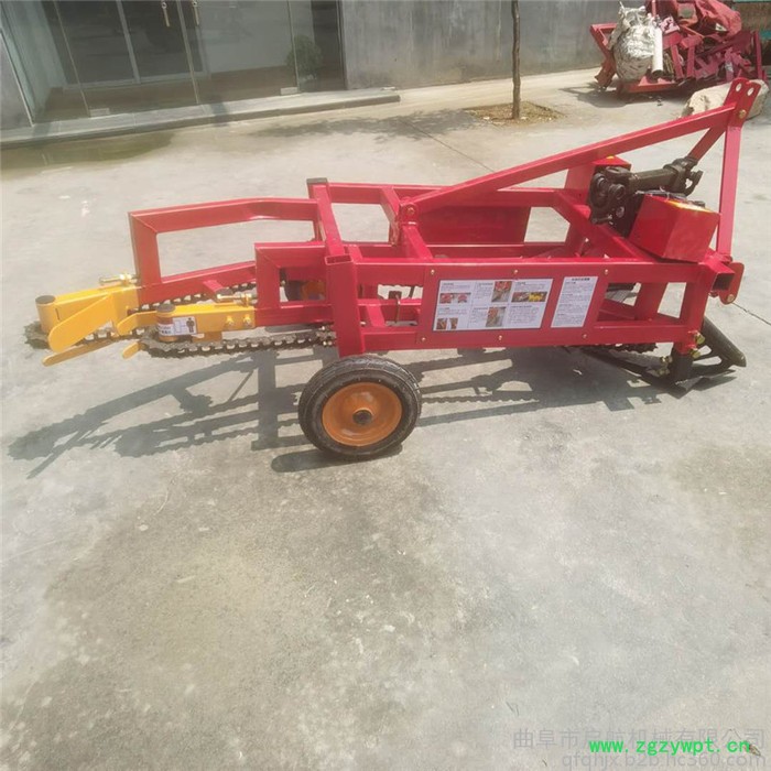 四轮带动夹链式收果机 铺放整齐多功能中药材收获机 起果子机图8