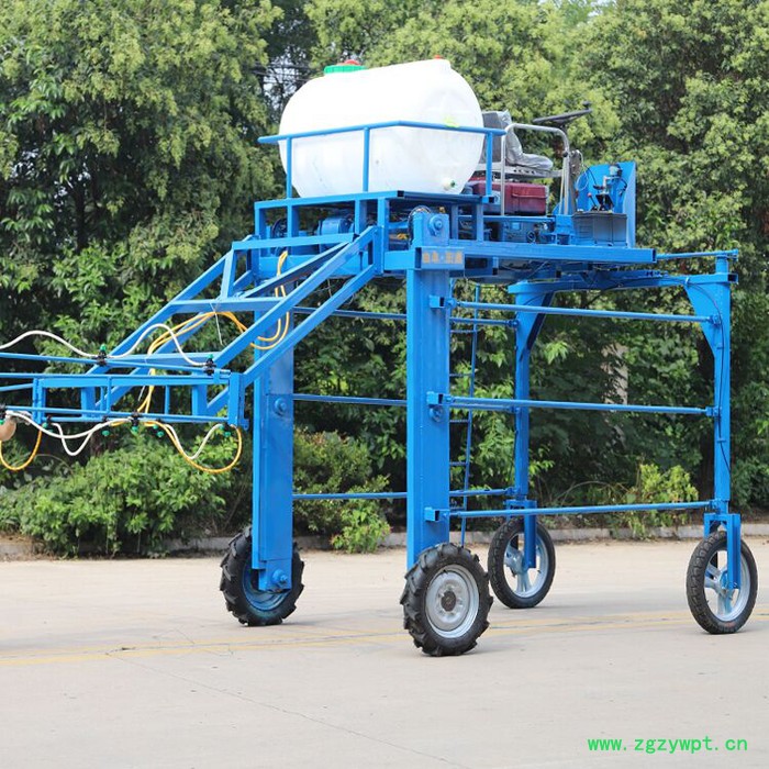 柴油水冷四轮高架打药机 转向灵活喷杆四轮打药机 蔬菜药材打药机图5