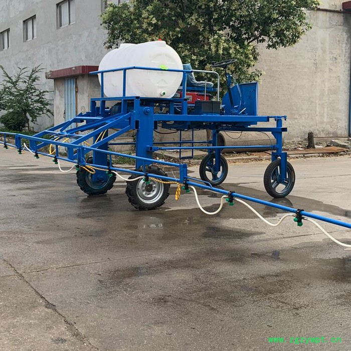 柴油水冷四轮高架打药机 转向灵活喷杆四轮打药机 蔬菜药材打药机图8
