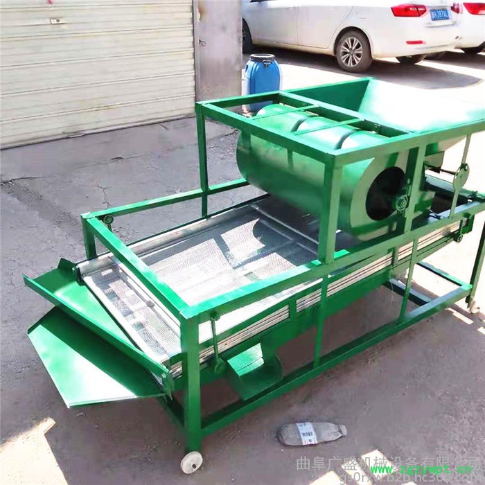 单相电黄豆清理杂质筛选机 振动型双层玉米去石机 花生小麦药材播种机图6