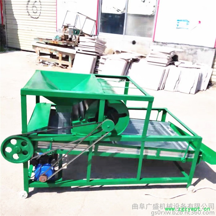 单相电黄豆清理杂质筛选机 振动型双层玉米去石机 花生小麦药材播种机图2