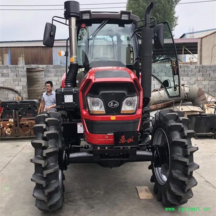 低油耗中型四轮四驱农用拖拉机 益杰 504四轮拖拉机带药材收获机 新疆1404四轮大型拖拉机图6