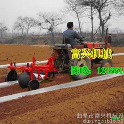 新型多功能花生播种机 农用蔬菜专用覆膜铺膜机 药材覆膜机视频