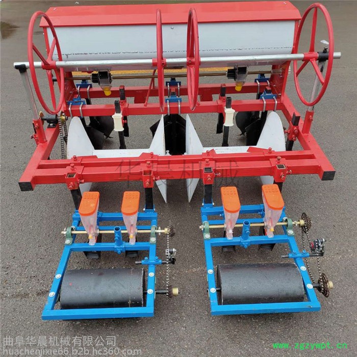 河北胡萝卜起垄播种机 华晨药材垄上播种机 HC-BZJ芥蓝生菜播种机图3