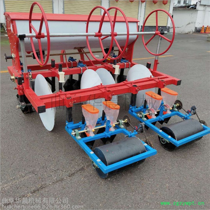 河北胡萝卜起垄播种机 华晨药材垄上播种机 HC-BZJ芥蓝生菜播种机图2