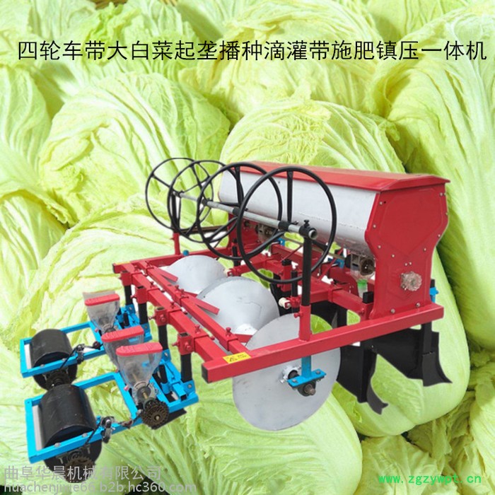 河北胡萝卜起垄播种机 华晨药材垄上播种机 HC-BZJ芥蓝生菜播种机图5