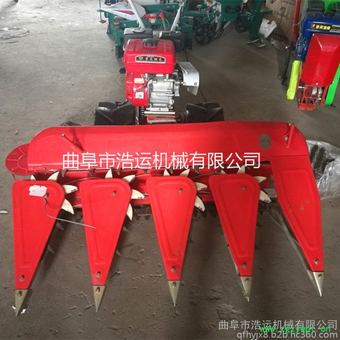 山东曲阜浩运机械**价廉各种宽幅水稻荞麦割晒机割台  艾草薄荷药材多功能收割机图2