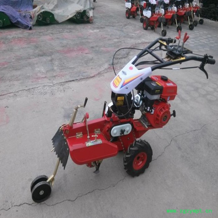 山药链条拖拉机开沟机高配置 施肥机手推式耕耘播种狭窄地作业图3