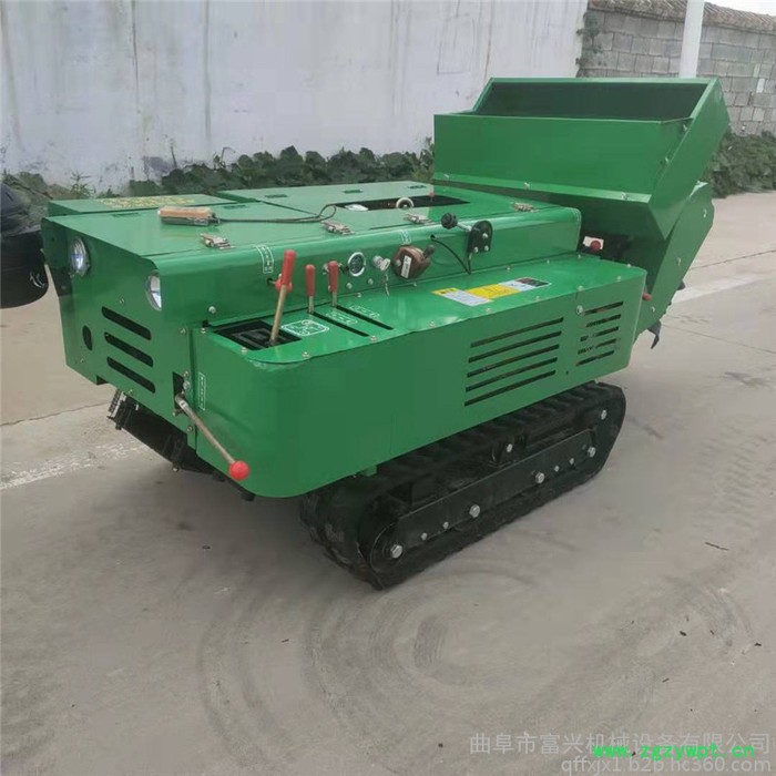 履带式柴油开沟机 自走式旋耕机 果园施肥机富兴批发图3