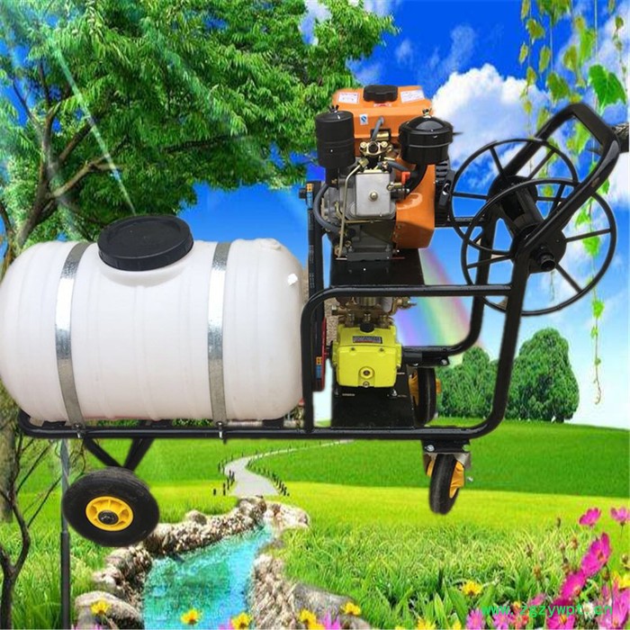 自走式葡萄施肥打药机 果园开沟施肥机  手扶自走式打药机图3