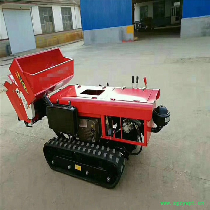 网红款多功能履带式旋耕机 丹东果园自走式开沟施肥机 打药机图7