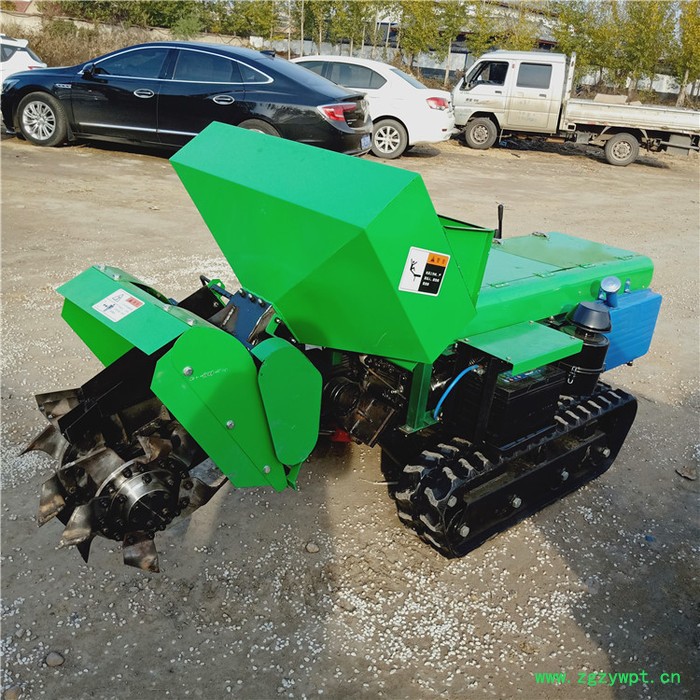 多功能果园喷药机 履带旋耕开沟回填机 橡胶履带式施肥机图6