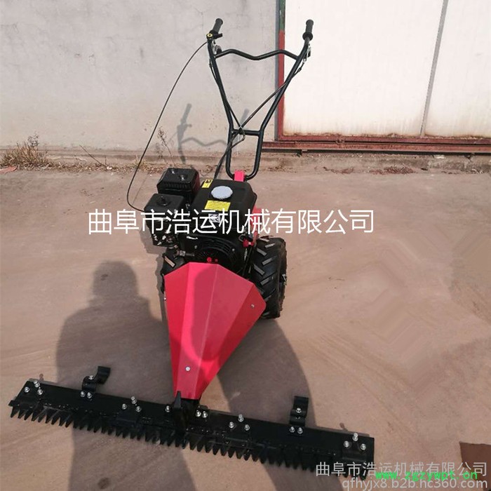 山东曲阜浩运机械中药材收割机 玉米秸秆收割机 低割茬牧草收割机 园林剪草机图3