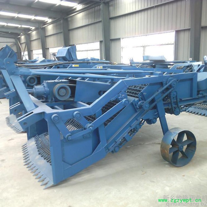 药材收获机河南地隆牌收获地下根茎药材和作物图2