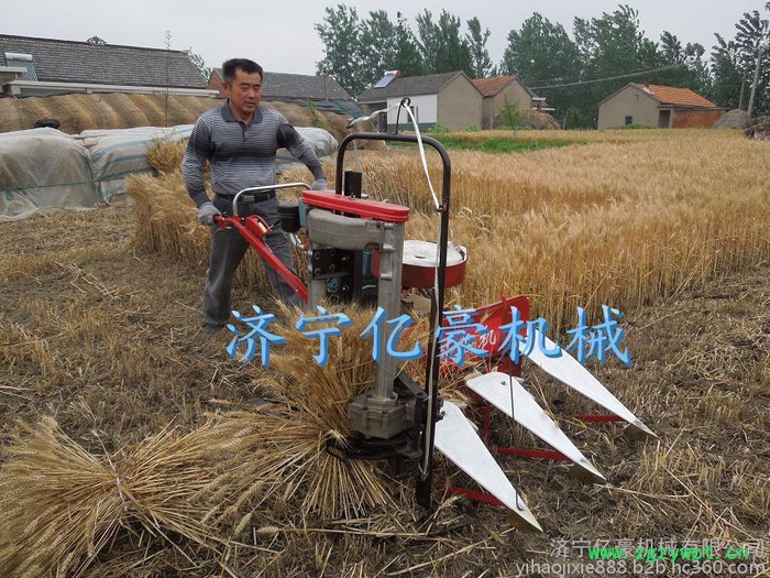 合肥药材割晒机 亿豪多功能小型大马力割晒机 农用收割机农用手推式汽油芦苇收割机图5