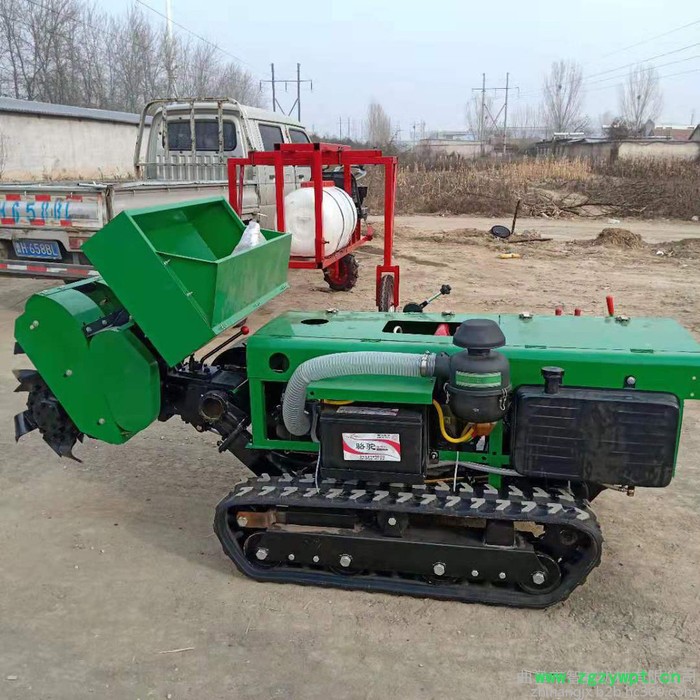 山药开沟施肥机 履带式开沟施肥回填机  智航履带施肥开沟机厂家图8