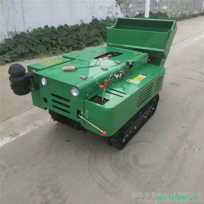 山药开沟施肥机 履带式开沟施肥回填机  智航履带施肥开沟机厂家图4