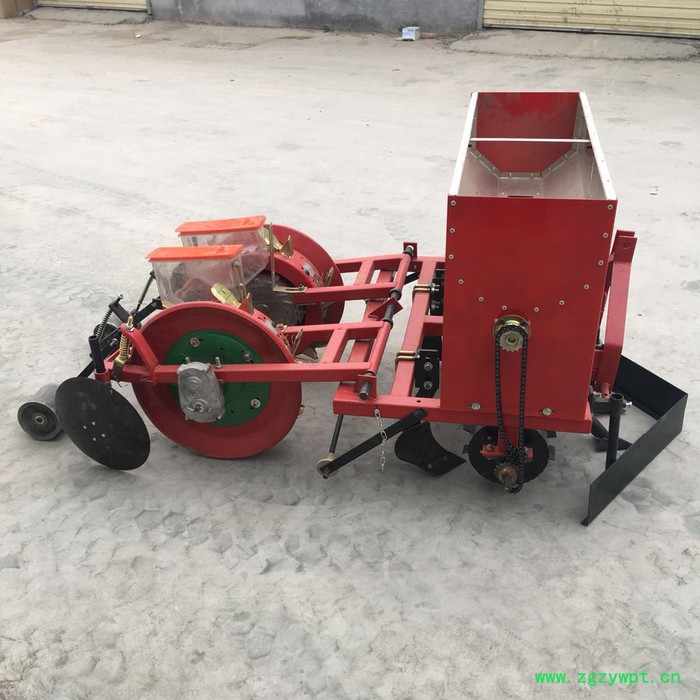 秋葵免扣苗膜上播种机价格 富兴稻谷药材精播机 黄豆施肥精量播种机厂家图2